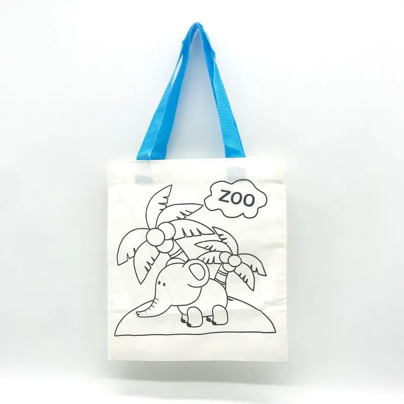 Plátená taška pre deti na maľovanie alebo graffiti